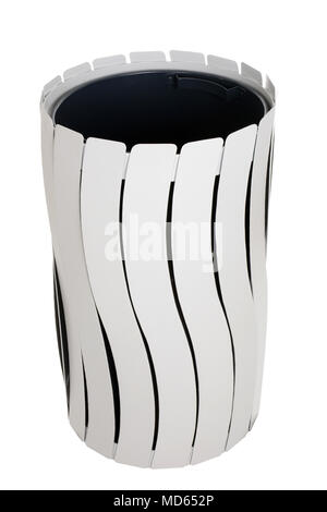 Recycle bin isolated on white background Stock Photo - Alamy