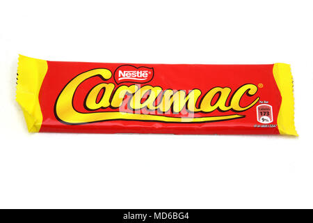 Nestle Caramac Bar Stock Photo