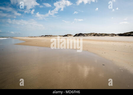 The beach in the Outer Banks, North Carolina. Stock Photo