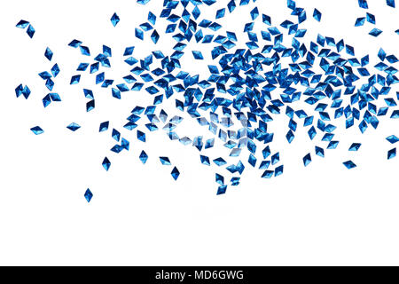 Bright and original background of multicolored blue dots Stock Photo