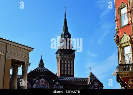 Twon Hall in Subotica, Serbia Stock Photo