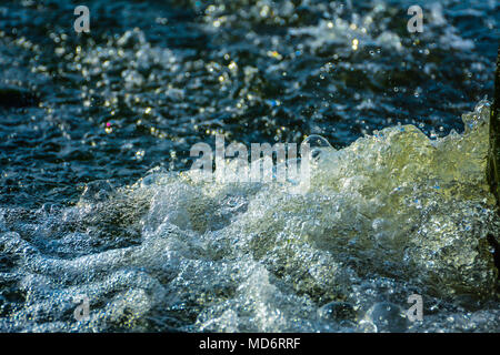 River water splash Stock Photo