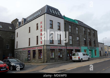 Thule pub bar on the harbour front in the Shetland Isles a very