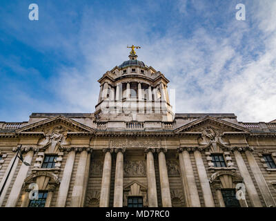 Exterior of Central Criminal Court, Old Bailey, London, UK. Stock Photo