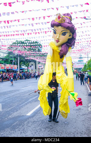 Giant Puppet at the Sinulog festival in Cebu  Philippines Stock Photo