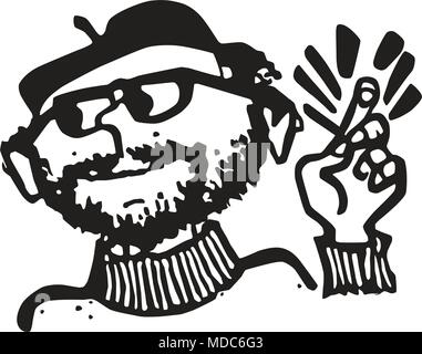 beatnik clipart