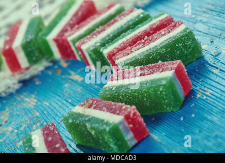 Natural marmalade from agar-agar with berries Stock Photo