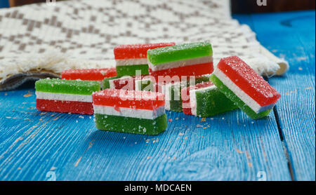 Natural marmalade from agar-agar with berries Stock Photo