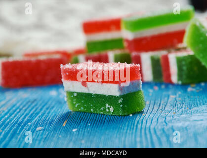 Natural marmalade from agar-agar with berries Stock Photo