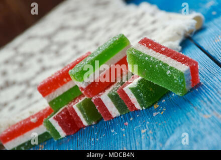 Natural marmalade from agar-agar with berries Stock Photo