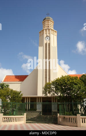 Protestant Church, Wilhelminastraat, Oranjestad, Aruba, Caribbean. Stock Photo