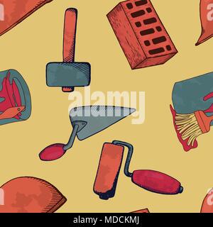 Construction tools. Stock Vector