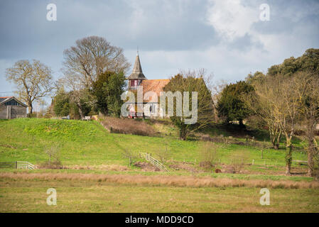 St Peter's Church in the village of Oare near faversham,Kent,UK Stock Photo