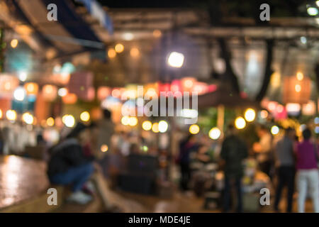 Image of shopping place with light blurred bokeh abstract background. Stock Photo