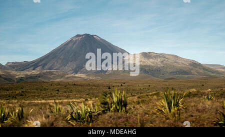 Shot of volcano AKA Mount Doom,Made in Tongariro National Park in New Zealand Stock Photo