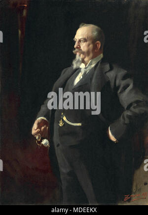 Zorn Anders - Portrait of Adolphus Busch Stock Photo