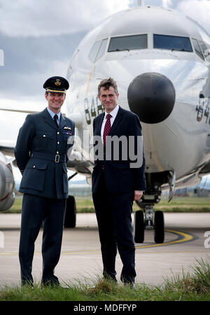 RAF Lossiemouth Station Commander Group Captain Andy Hine at RAF Marham ...