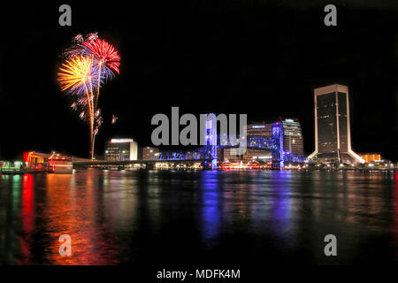 Jacksonville Downtown Stock Photo