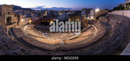 Cartagena, Region of Murcia, Spain. Roman Theatre of Cartagena. © ABEL F. ROS/Alamy Stock Stock Photo