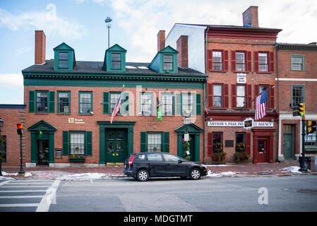 Newburyport, historic city in Essex County, Massachusetts Stock Photo