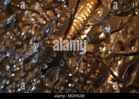Chandelier close-up for use as background Stock Photo
