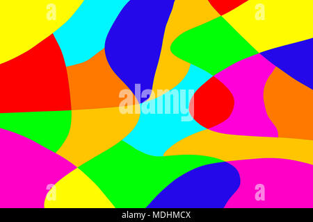 Abstract random multi coloured background Stock Photo