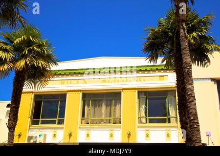 Rices Art Deco Building, Napier, Hawkes Bay, New Zealand, South West Pacific Ocean Stock Photo