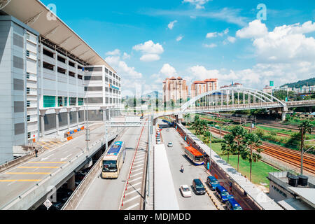 Bandar Tasik Selatan Bus Terminal, Kuala Lumpur, Malaysia Stock Photo ...