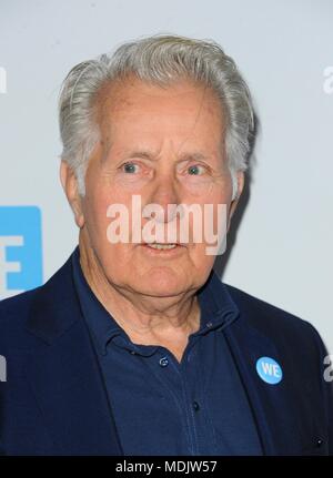 Los Angeles, CA, USA. 19th Apr, 2018. Martin Sheen at arrivals for WE Day California, The Forum, Los Angeles, CA April 19, 2018. Credit: Elizabeth Goodenough/Everett Collection/Alamy Live News Stock Photo