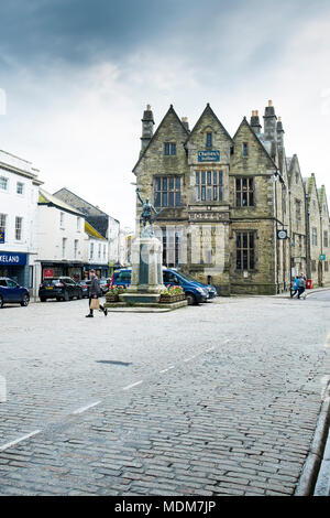 The iconic Victorian Coinage Hall building in Truro City centre in Cornwall. Stock Photo