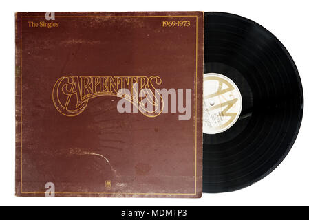 The Carpenters singles album Stock Photo