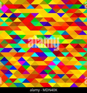 Mosaic triangles texture Stock Vector