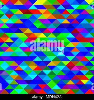 Mosaic triangles texture Stock Vector