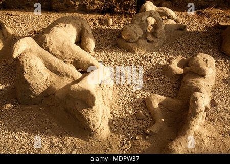 Human Casts, Pompeii Stock Photo - Alamy