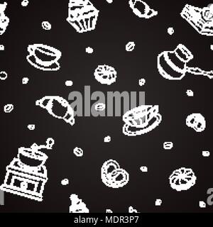 Coffee seamless pattern Stock Vector