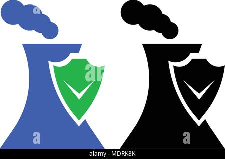 Industrial safety icon. Vector icon. Flat style Stock Vector