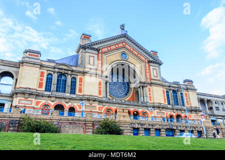 Alexandra Palace, a Grade II listed entertainment and sports venue in North London, UK Stock Photo