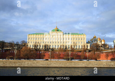 View of the Grand Kremlin Palace Stock Photo