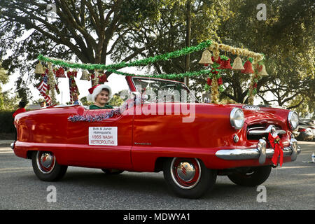 Beaufort Christmas Parade 2019 A classic car participates in the annual Beaufort Christmas parade Beaufort Christmas Parade 2019 A classic car participates in the annual Beaufort Christmas parade