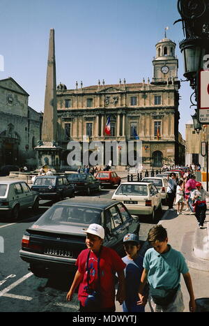 AJAXNETPHOTO. 1993. ARLES, FRANCE. - CENTRE OF THE HISTORIC TOWN IN PROVENCE. PHOTO:JONATHAN EASTLAND/AJAX REF: 01 17 Stock Photo