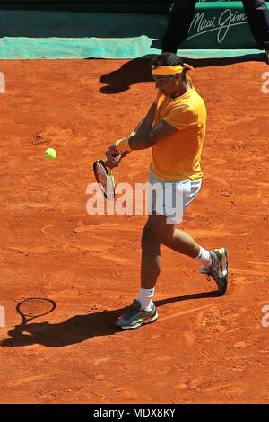 Monaco, Monaco. 20th April 2018. Rafael Nadal Spain   during The ATP Rolex Monte-Carlo Masters 2018, on April 14 to 22, 2018 in Monaco - Photo Laurent Lairys / DPPI Credit: Laurent Lairys/Agence Locevaphotos/Alamy Live News Stock Photo