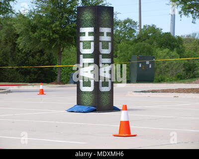 Dallas Cowboys Enrichment and Big High School Stadiums Stock Photo