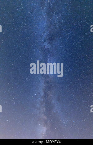 Night Sky Over The Bavarian Forest In A Mountainous Landscape Stock 