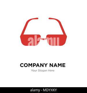 sunglasses company logo design template, Business corporate vector icon Stock Vector