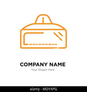 Vr glasses company logo design template, Business corporate vector icon Stock Vector