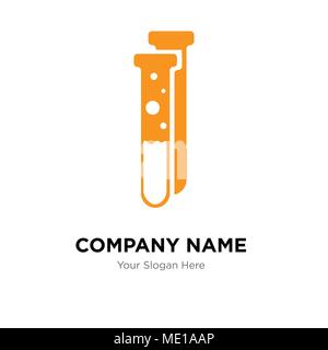 capsule company logo design template, Business corporate vector icon Stock Vector