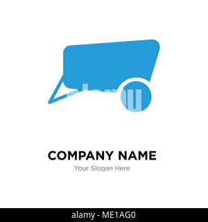 dray company logo design template, Business corporate vector icon Stock Vector