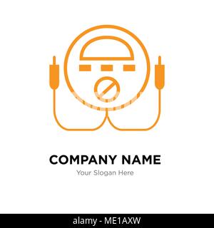energy check company logo design template, Business corporate vector icon Stock Vector