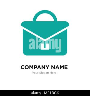 portfolio company logo design template, Business corporate vector icon Stock Vector