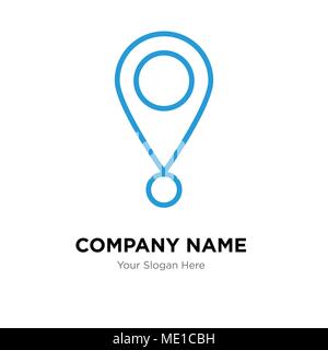 Location pointer company logo design template, Business corporate vector icon Stock Vector